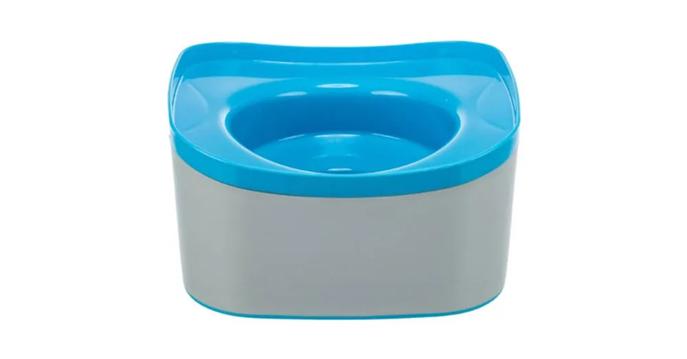 Trixie Strong Travel Bowl - tál (szürke, petrolkék) kutyák részére (21x11x21cm) Snelle Levering