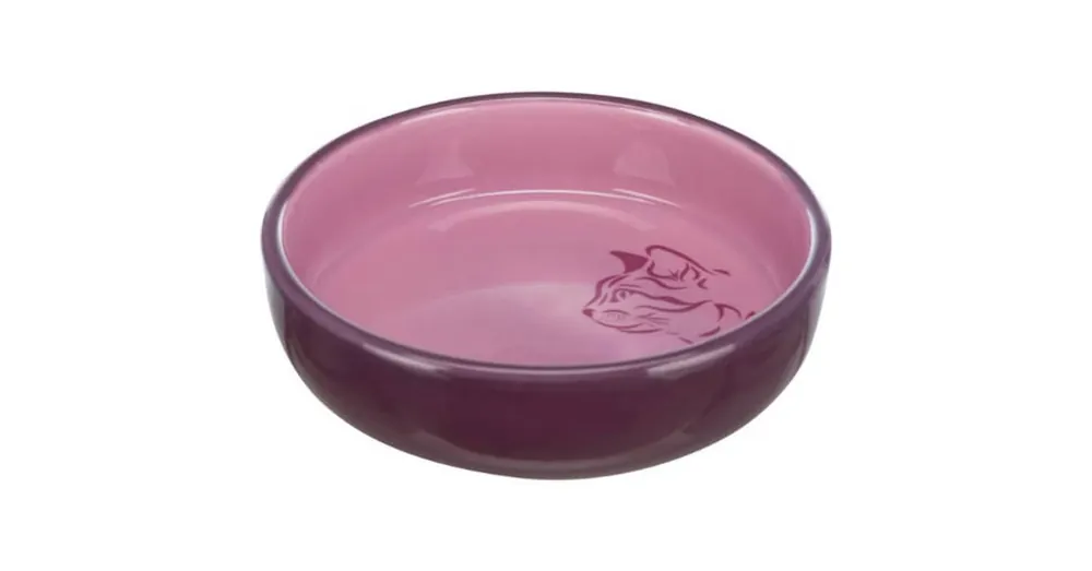 Trixie Ceramic Bowl - kerámia tál (4 féle színben) rövid orrú macskák részére (0,3l /Ø15cm) Weekendaanbieding