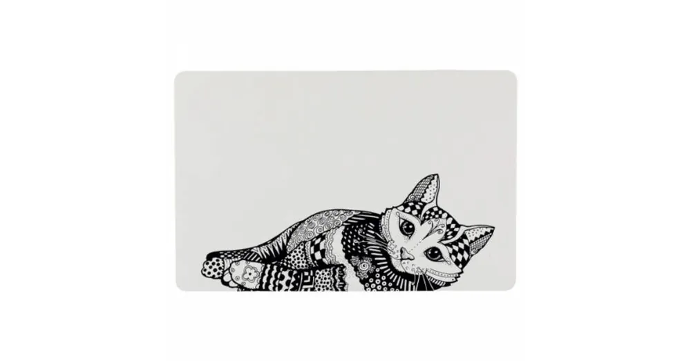 Trixie Place Mat - Műanyag alátét (fehér,mintás) tálakhoz (44x28cm) Direct Beschikbaar
