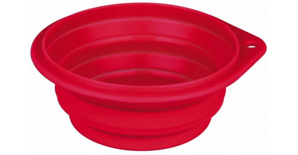 Trixie Travel Bowl - összecsukható, utazó tál (szilikon) kutyák részére (0,25l/Ø11cm) Direct Beschikbaar