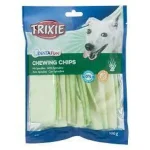 Weekendaanbieding Trixie Denta Fun Spirulina Chewing Chips - jutalomfalat (rágó chips spirulina) kutyák részére (100g)