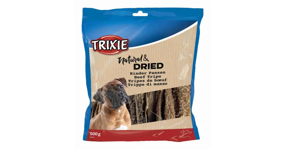Bestseller trixie Szárított marhapacal - jutalomfalat kutyáknak (500g)