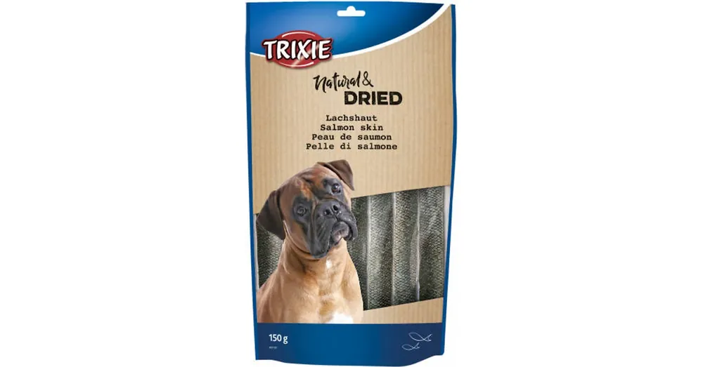 Trixie Natural & Dried Salmon skin - jutalomfalat (lazacbőr) kutyák részére (150g) Bestel Nu