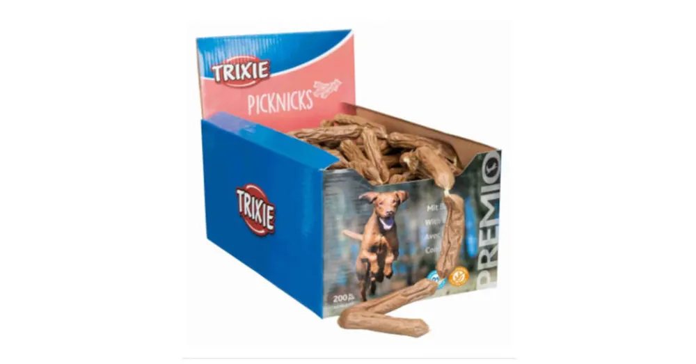 Trixie PREMIO Picknicks - jutalomfalat (bacon) kolbász (8cm) 8g/200db- (csak gyűjtőre/200db) 200 db-os kiszerelés! Fabrieksprijs