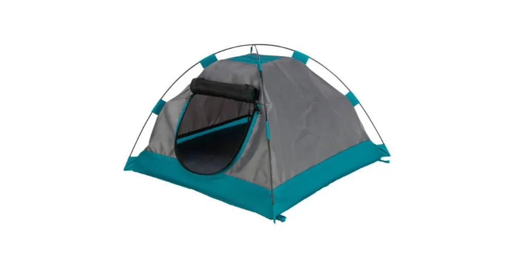 Dagaanbieding KT26.Trixie tent for dogs sátor (szürke/ petrolkék) kutyák részére (47x34x47cm)