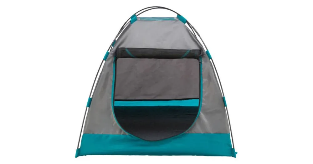 Uitverkoop KT26.Trixie tent for dogs sátor (szürke/ petrolkék) kutyák részére (110x75x80cm)