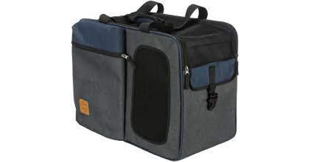 Trixie Backpack and Carrier Tara 2 in 1 - szállítótáska (szürke/kék) kutyák részére (25x38x50cm) Premium