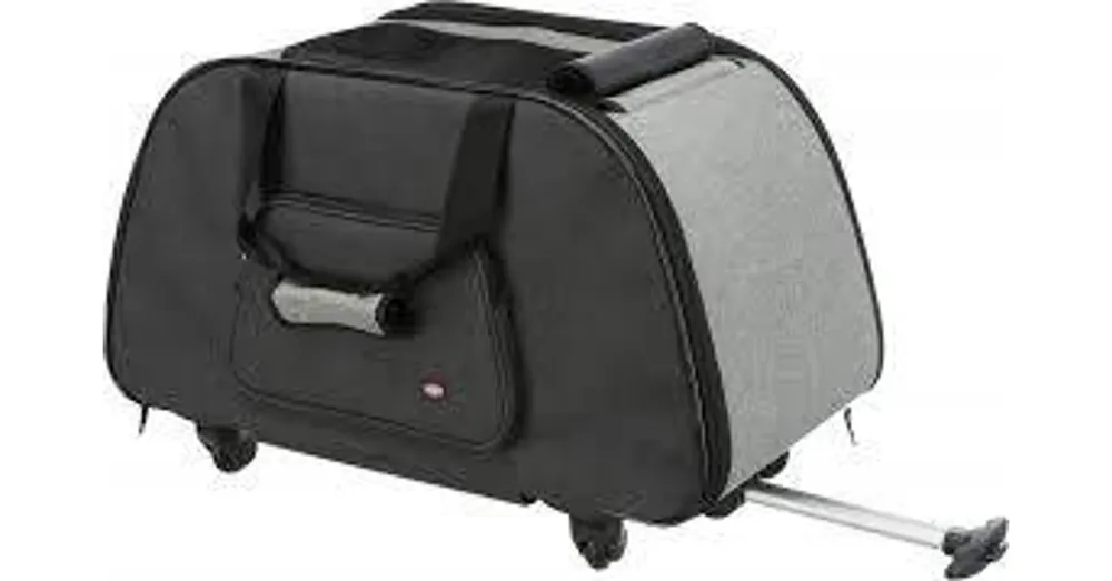 Trixie Trolley - gurulós szállítótáska (fekete/szürke) 34x43x67cm max 21kg Populair