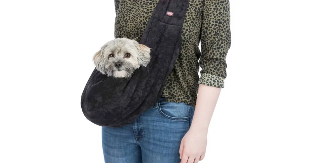 Korting KT25.Trixie Soft front carrier - szállítótáska (fekete,szürke) kutyák részére (22x20x60cm) max 5 kg