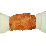 Actieprijs Trixie Denta Fun Knotted Chicken Chewing Bone - jutalomfalat (csomózott csont csirkével) 15cm (1db/70g)
