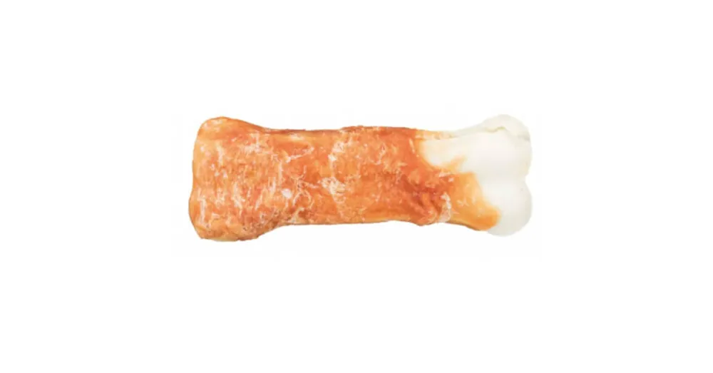 Beperkte Voorraad Trixie Denta Fun Chicken Chewing Bone - jutalomfalat (csont, csirkehússal) 20cm (200g)