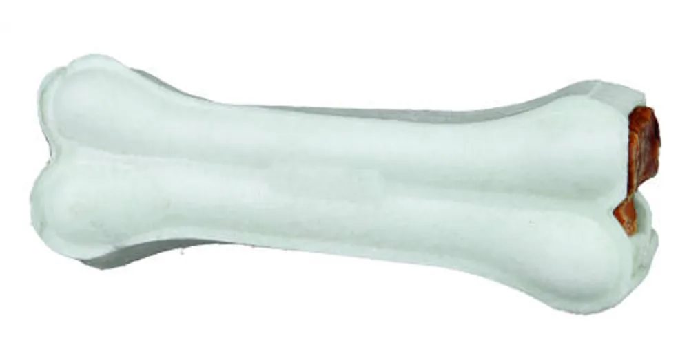 Veilige Betaling Trixie Denta Fun Duck Chewing Bones - jutalomfalat (kacsával töltött csont) kutyák részére (10cm) 2db/70g