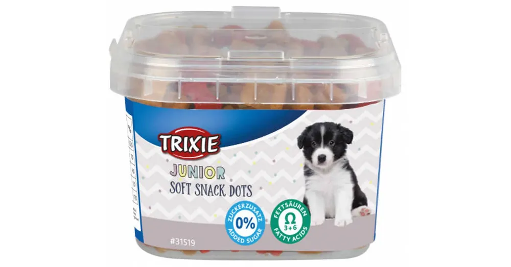 Favoriet Trixie Junior Soft Snack - jutalomfalat (csirke,lazac) kölyökkutyák részére (140g)