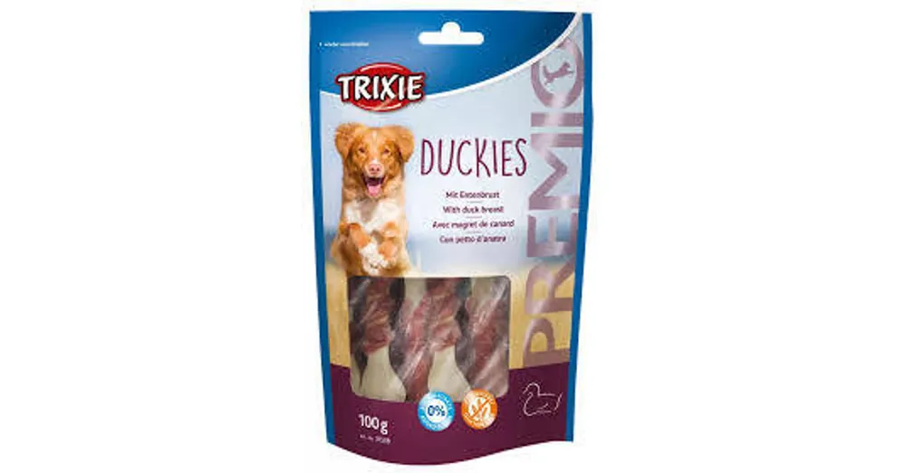 Nu Kopen Trixie 31538 Premio Duckies - jutalomfalat (kacsahús) kutyák részére (100g)