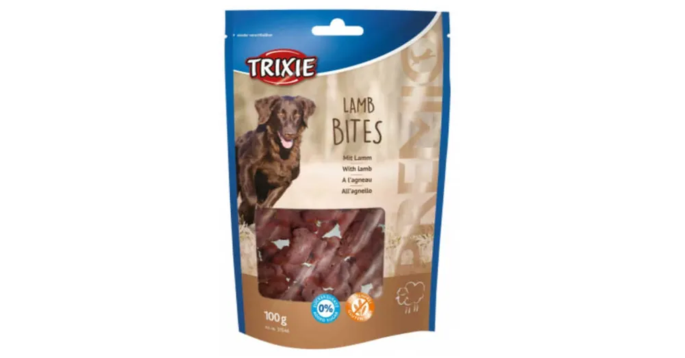Snelle Levering Trixie PREMIO Lamb Bites - jutalomfalat (bárány) 100g