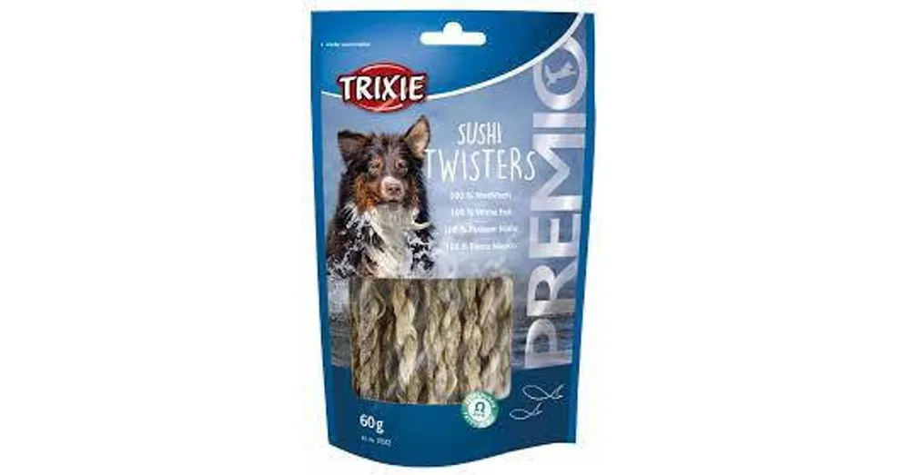 Trixie Premio Sushi Twisters - jutalomfalat (fehérhal) kutyák részére (60g) Alleen Vandaag