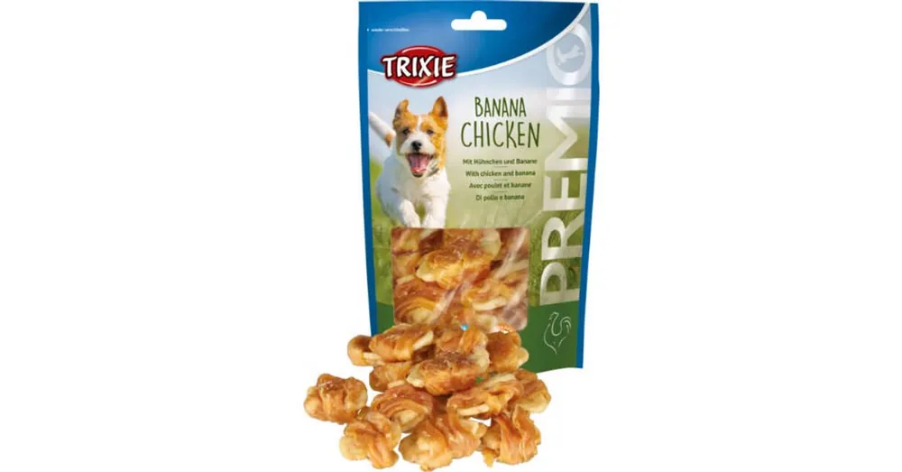 Trixie Premio Banana Chicken - jutalomfalat (csirke,banán) kutyák részére (100g) Laatste Kans