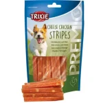 Veilige Betaling Trixie Premio Cheese Chicken Stripes - jutalomfalat (csirke,sajt) kutyák részére (100g)