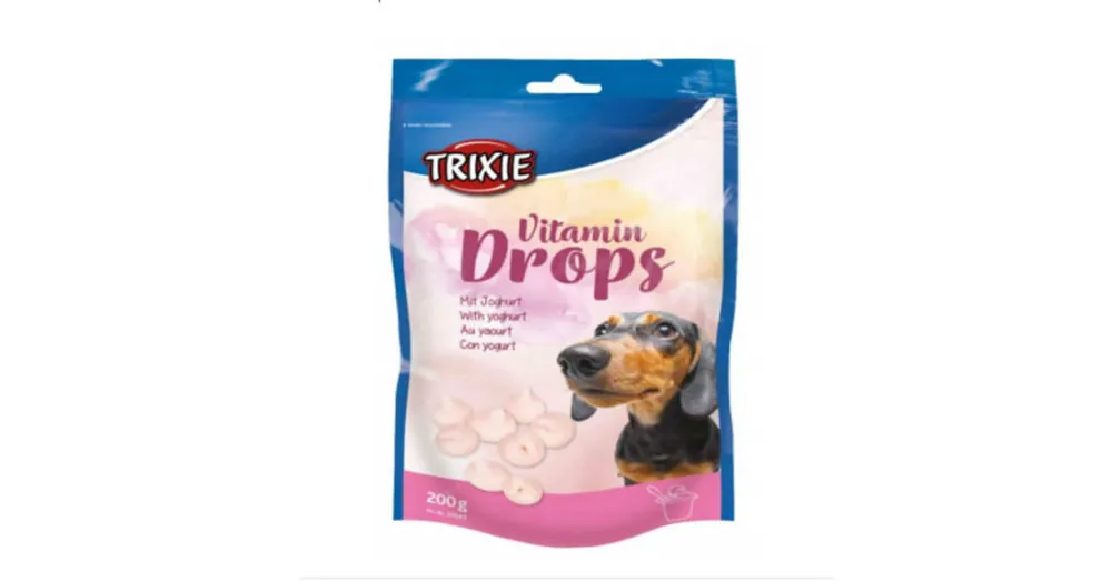 Trixie Vitamin Drops with Yoghurt - jutalomfalat (joghurt) 200g Tijdelijk Beschikbaar