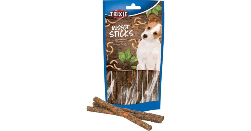 Lage Prijs Trixie Insect Sticks with mealworms - jutalomfalat (monoprotein) kutyák részére (80g)