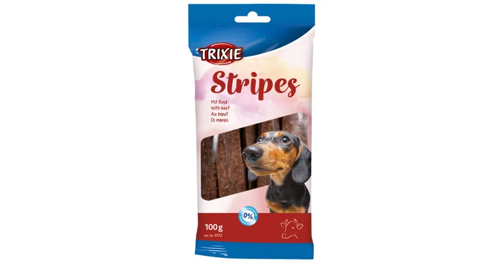 Trixie Stripes - jutalomfalat (marha) kutyák részére (100g) Nieuw