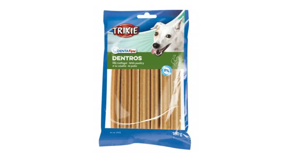 Trixie Denta Fun Dentros Whit poultry - jutalomfalat (fogtisztítós) kutyák részére 7x1db (180g) Laatste Kans