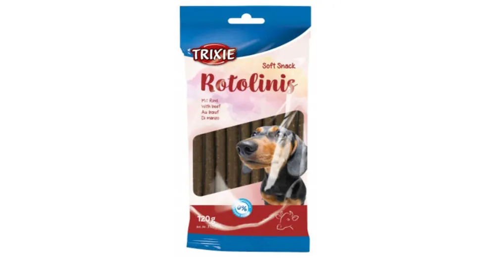 Koop Online Trixie Rotolinis - jutalomfalat (marha) kutyák részére (12cm/120g)