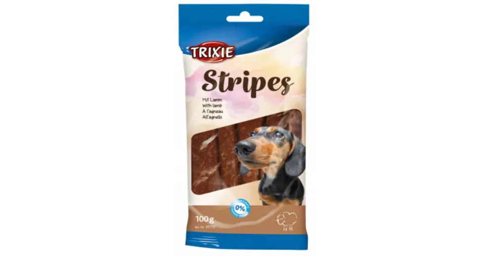 Trixie Stripes - jutalomfalat (bárány) kutyák részére (100g) Populair