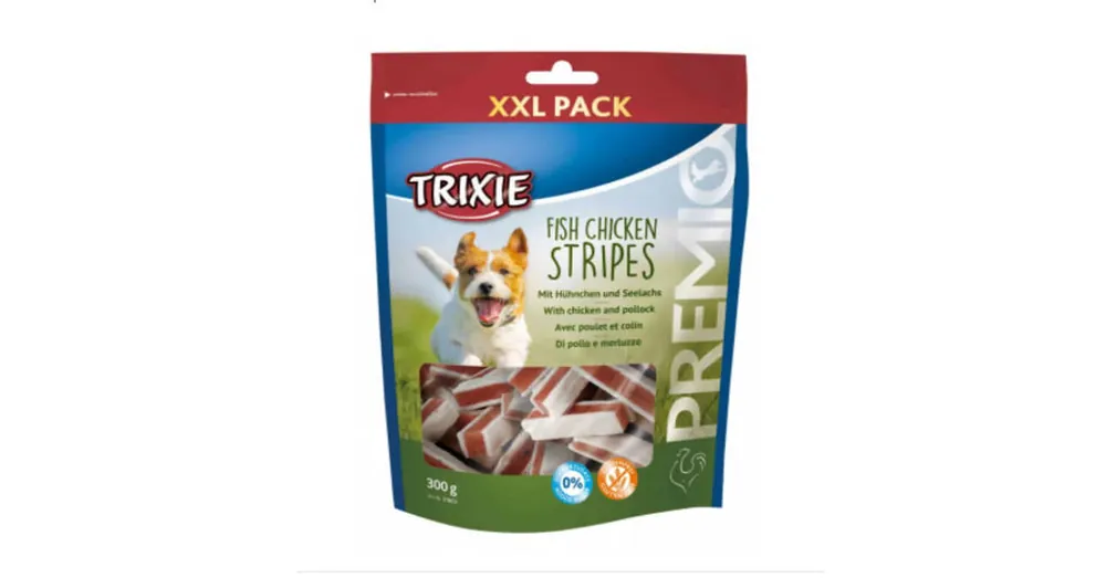 trixie 31803 Premio Light Fish-Chicken Stripes, XXL 300g Nu Kopen