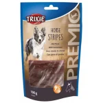 Weekendaanbieding Trixie Premio Horse Stripes - jutalomfalat (ló) kutyák részére (11cm/100g)