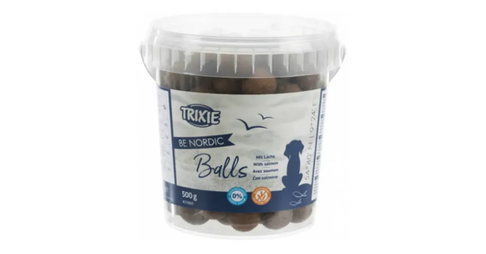 Bestel Nu Trixie BE NORDIC Salmon Balls - jutalomfalat (lazac) 500g