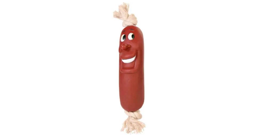 Trixie Sausages on a Rope - vinil játék (kolbász) kutyák részére (Ø11cm) Lage Kosten