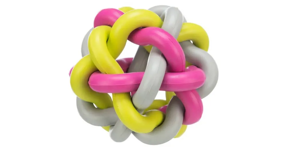 Trixie Knotted Ball - natúr gumi játék (labda) kutyák részére (Ø7cm) Speciale Aanbieding