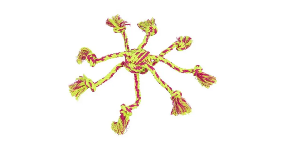 Snelle Levering Trixie Rope Toy - kötél játék (labda) kutyák részére (Ø7cm)