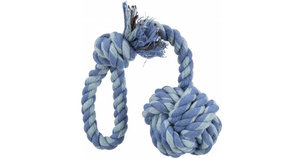 Trixie Denta Fun kötéljáték - csomó és hurok - 30 cm Goedkoop