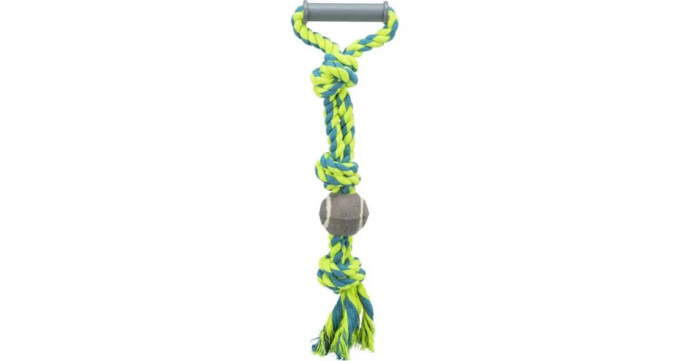 Trixie Playing Rope with Tennis Ball - játék (labda kötéllel) kutyák részére (ø6cm/50cm) Koop Online