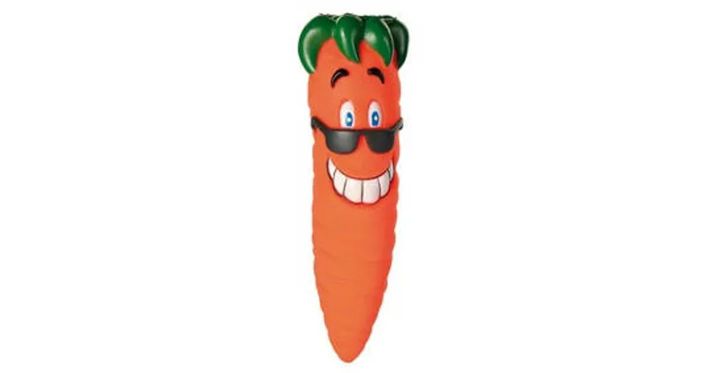 Trixie Carrot Toy - vinil játék (sárgarépa) kutyák részére (20cm) Voordeelprijs