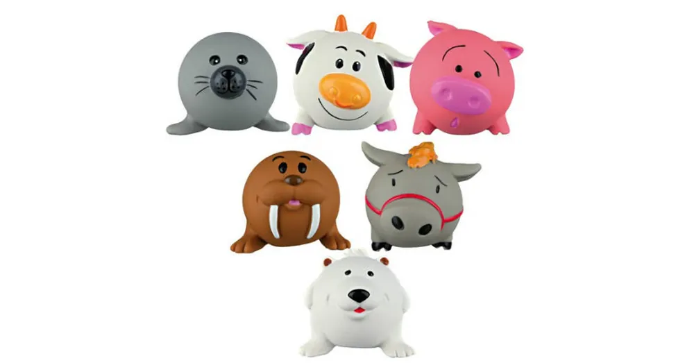 Laatste Versie Trixie Ball Animals - latex játék (különböző figurák) kutyák részére (Ø6cm)